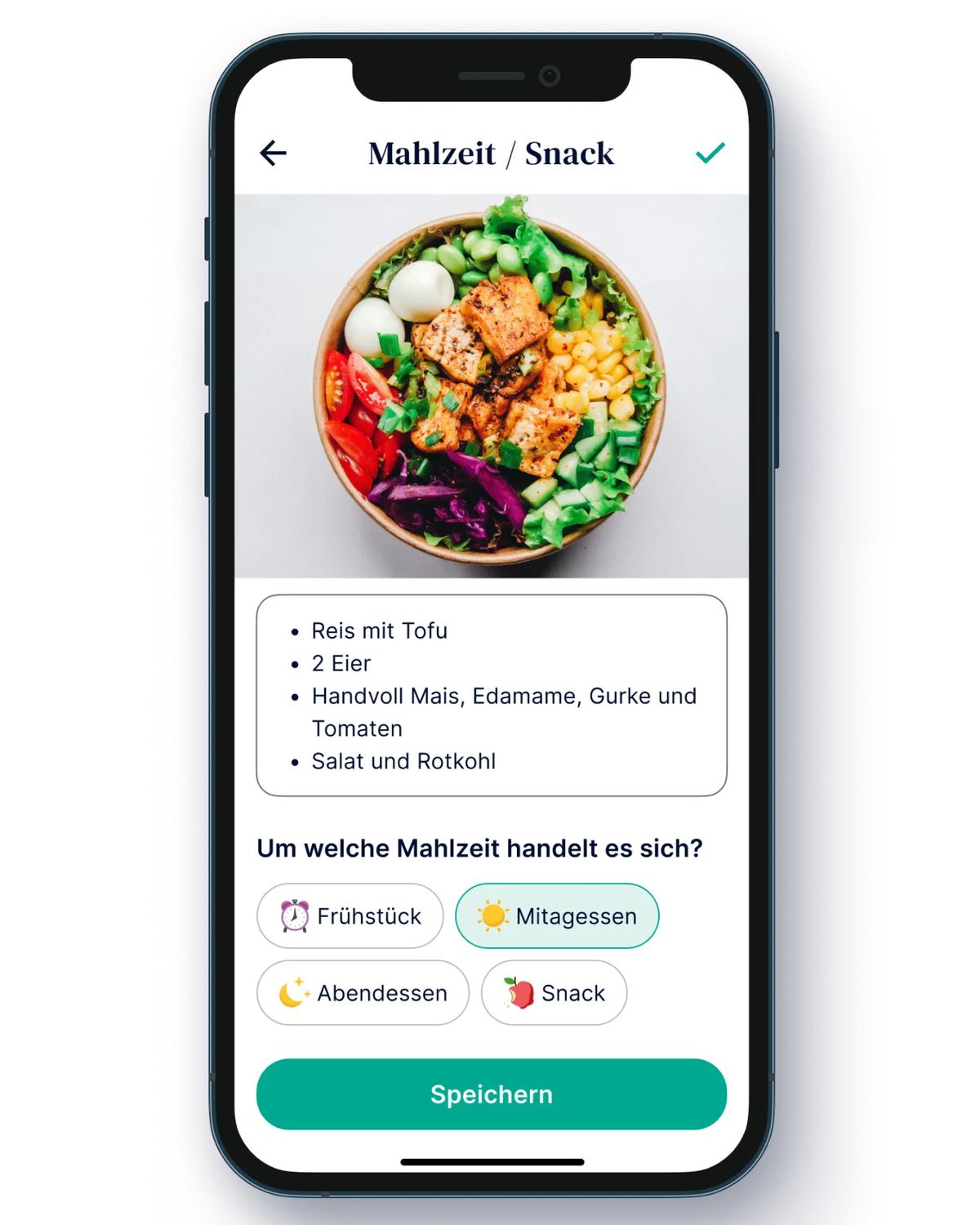 Oviva Screenshot aus der App